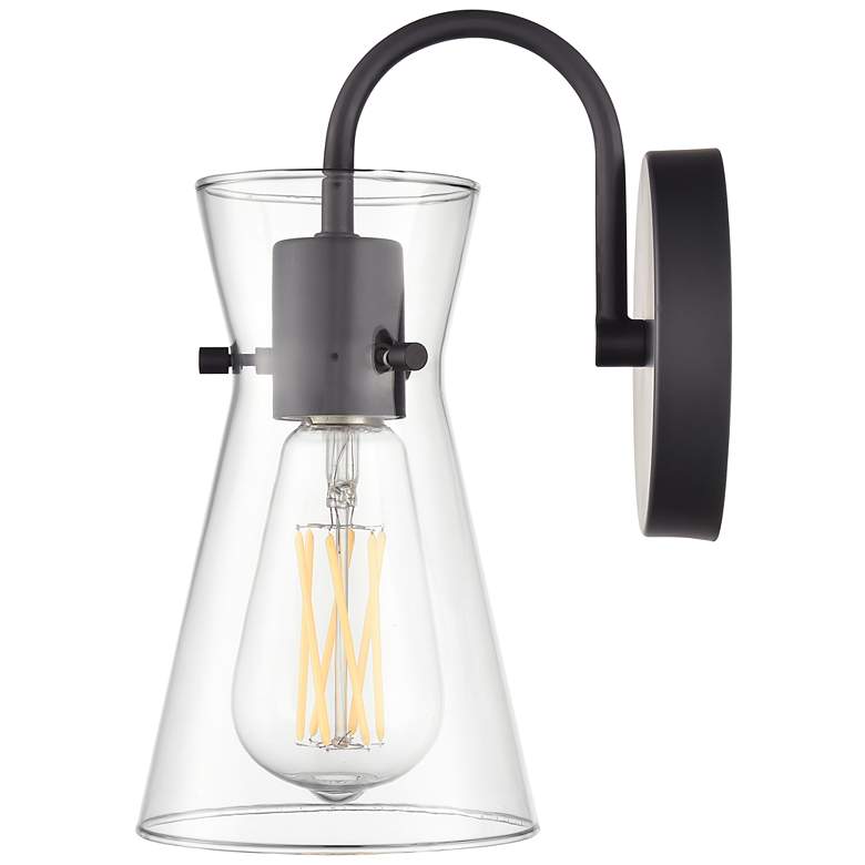 Image 4 Camellia 4.75" Wide 1-Light Vanity in Matte Black more views