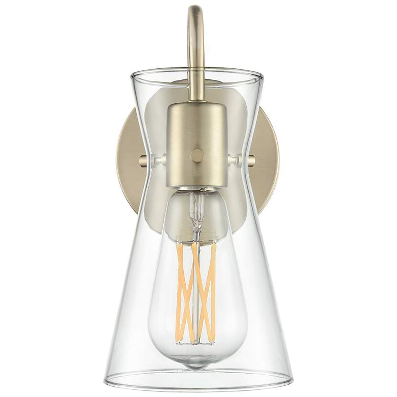 Image 3 Camellia 4.75" Wide 1-Light Vanity in Modern Gold more views
