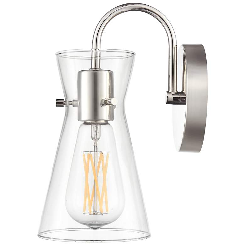 Image 4 Camellia 4.75" Wide 1-Light Vanity in Polished Nickel more views