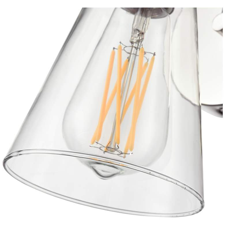 Image 6 Camellia 4.75" Wide 1-Light Vanity in Polished Nickel more views