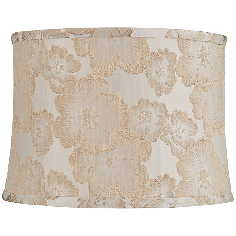 Image 1 Camellia Beige Softback Drum Lamp Shade 13x14x10 (Washer)