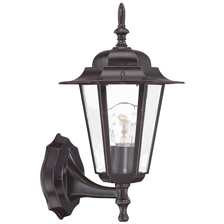 Image 1 Camelot 14-in H Architectural Bronze Medium Base (E-26) Outdoor Wall Light