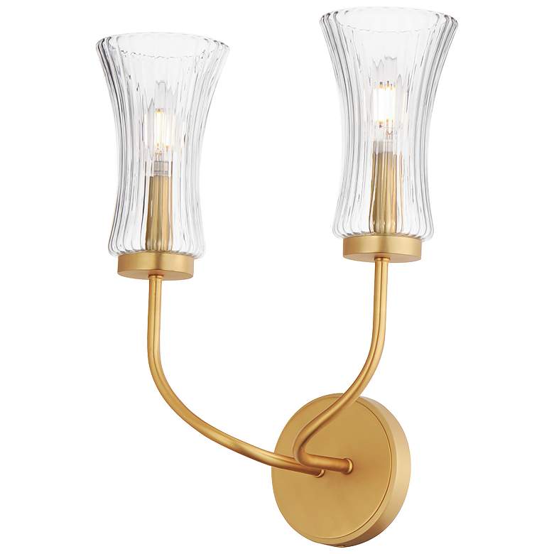 Image 1 Camelot 2-Light Sconce Brass