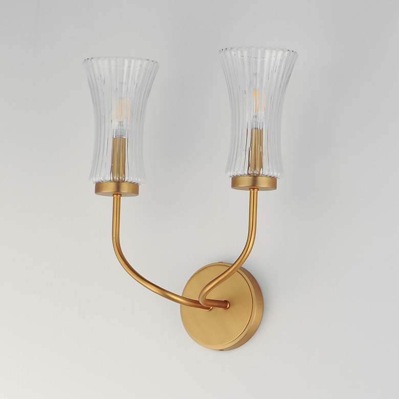 Image 4 Camelot 2-Light Sconce Brass more views