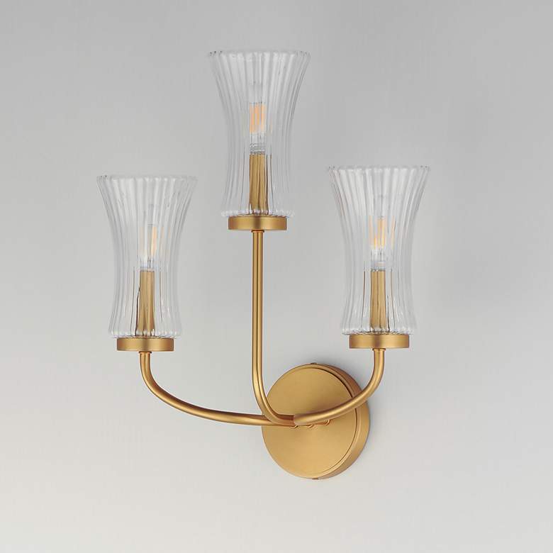 Image 4 Camelot 3-Light Sconce Brass more views