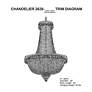 Thumbnail4 of Camelot 40"H x 28"W 31-Light Crystal Pendant in Polished Gold more views