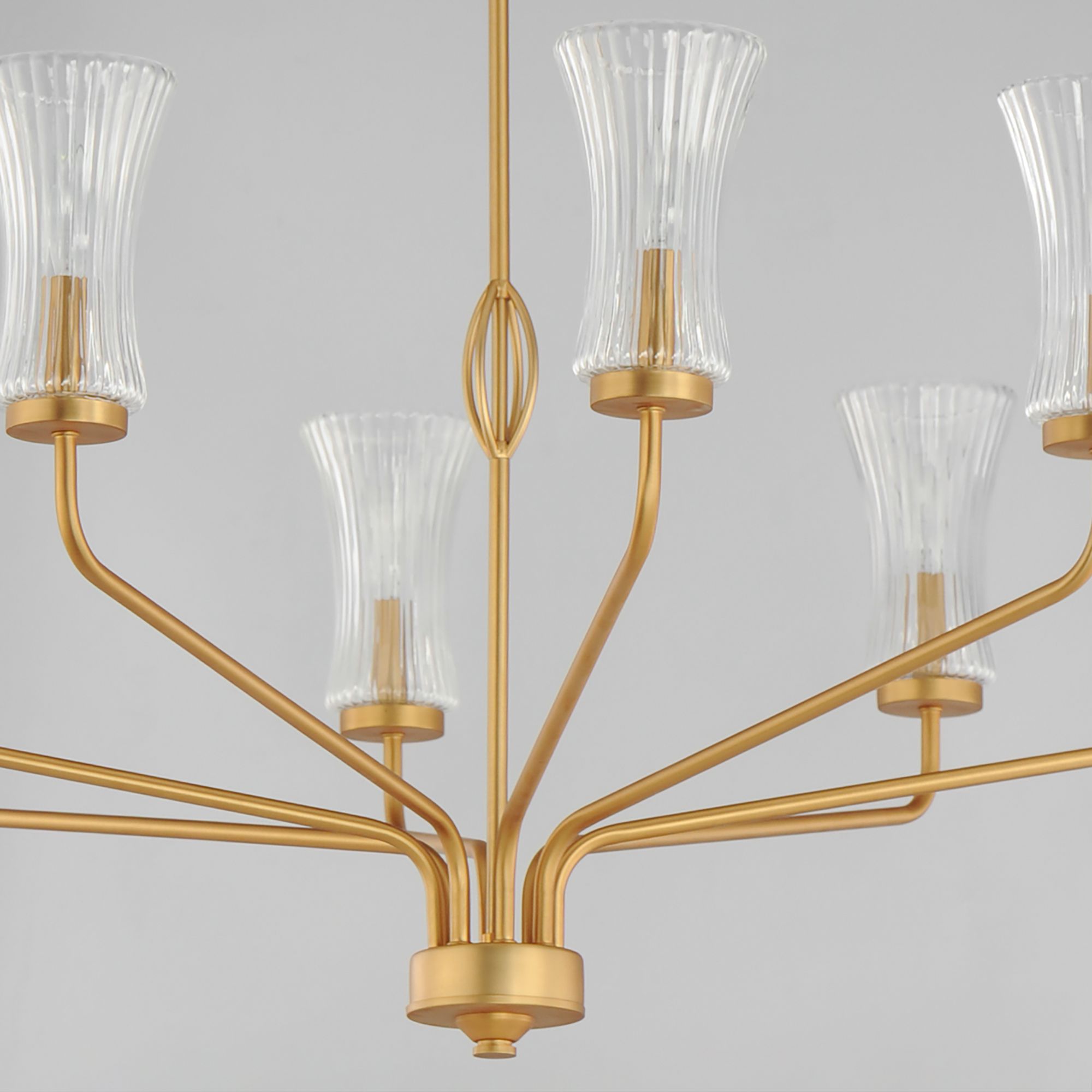 Image 3 Camelot 8-Light Chandelier Natural Aged Brass more views
