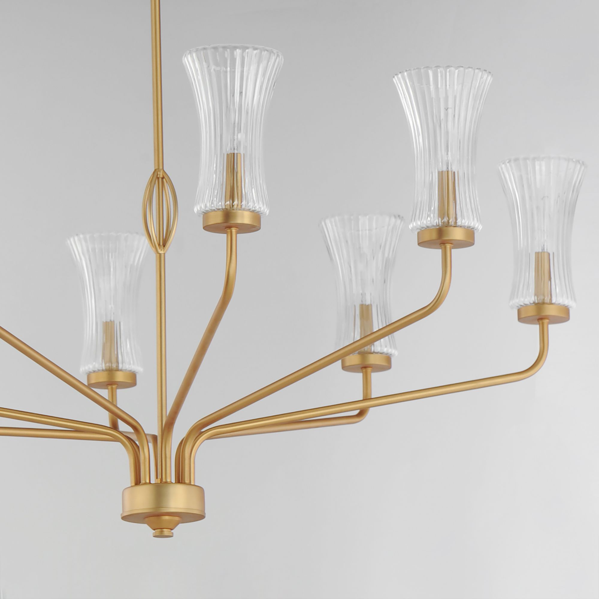Image 4 Camelot 8-Light Chandelier Natural Aged Brass more views