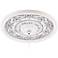 Camelot Manor Mist 16 Inch Wide White 4 Inch Opening Medallion