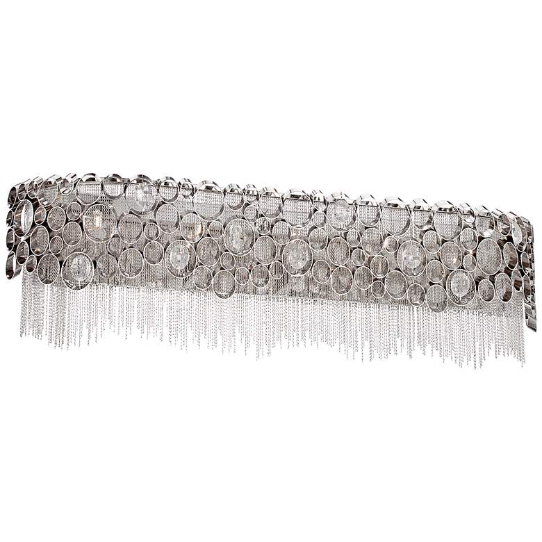 Image 1 Cameo Collection 28" Wide Polished Nickel Bathroom Light