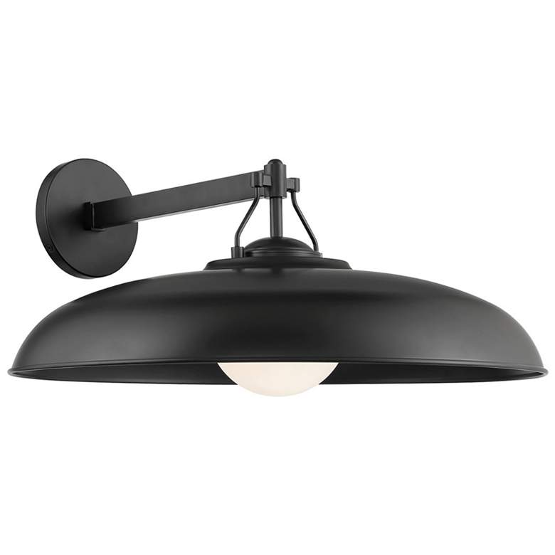 Image 2 Cameo Shores 11 1/4" High Black Coal Outdoor Wall Light