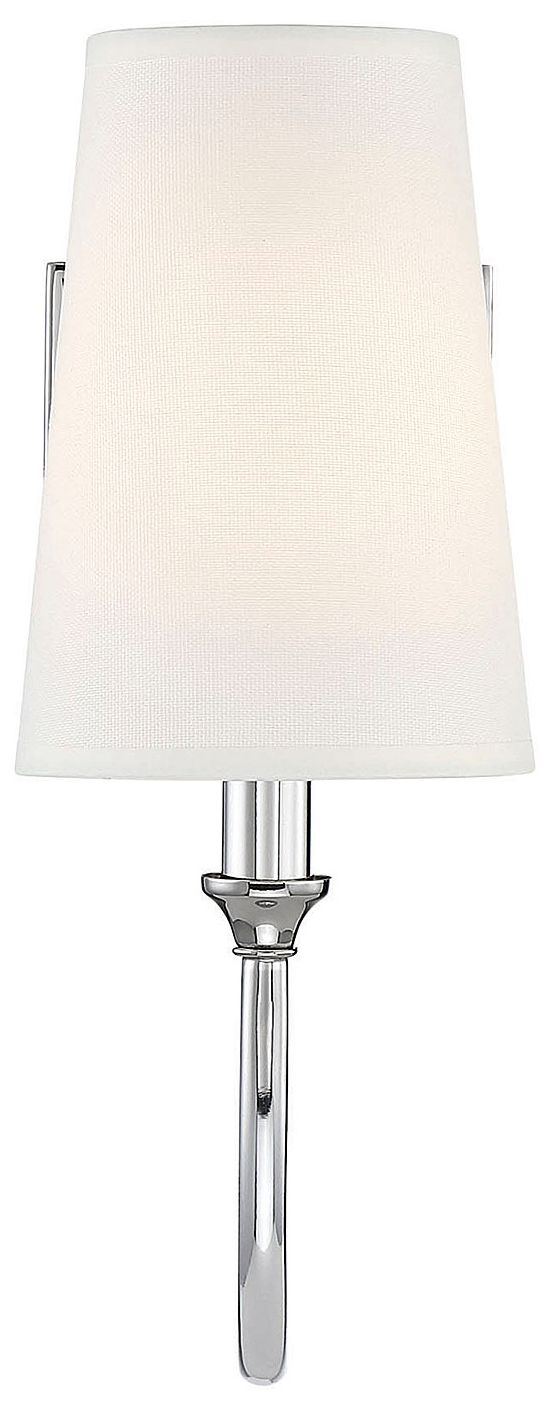 Image 3 Cameron 1-Light Wall Sconce in Polished Nickel more views