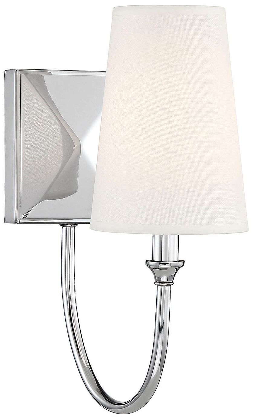 Image 4 Cameron 1-Light Wall Sconce in Polished Nickel more views