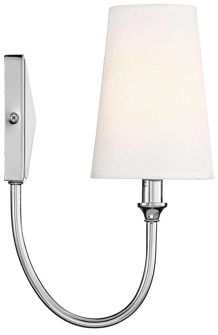 Image 5 Cameron 1-Light Wall Sconce in Polished Nickel more views