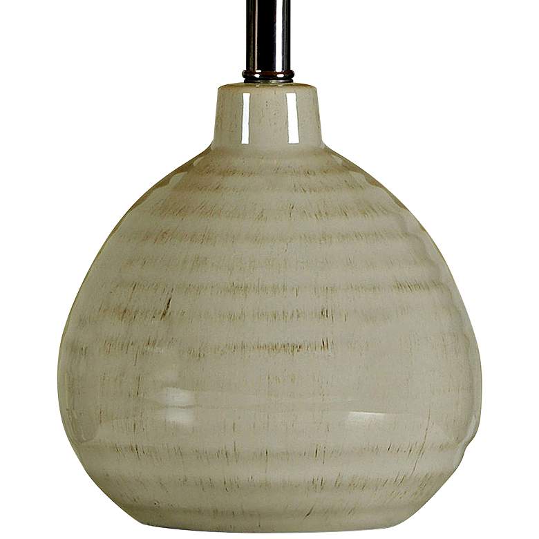 Image 2 Cameron 21" High Cool Grey Ceramic Jar Accent Table Lamp more views