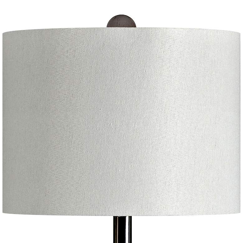 Image 3 Cameron 21" High Cool Grey Ceramic Jar Accent Table Lamp more views