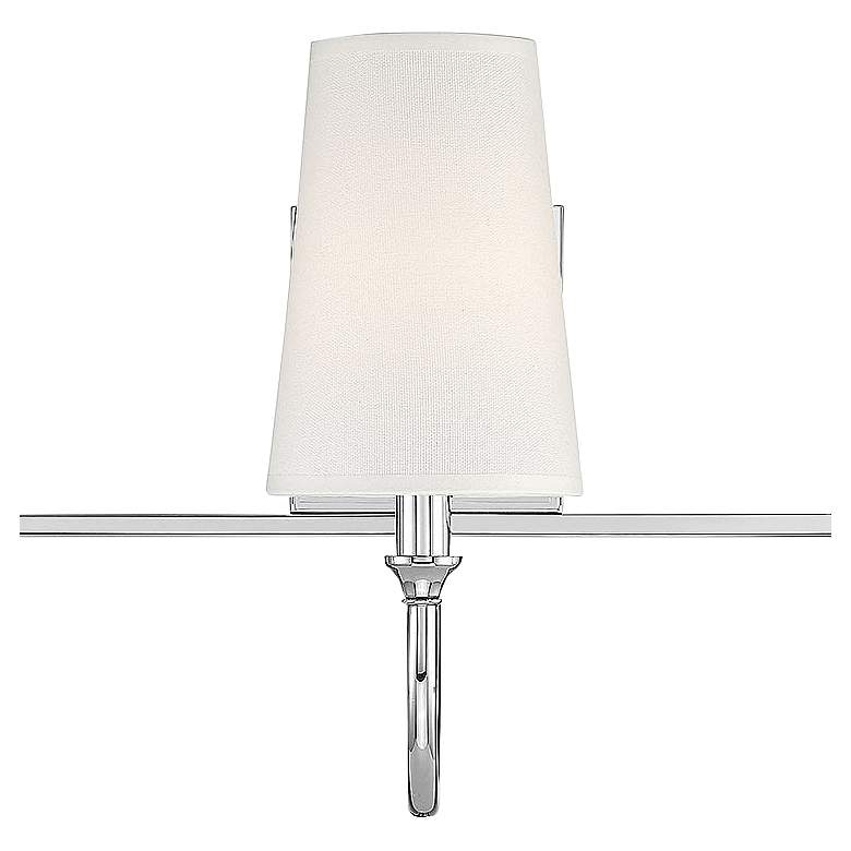 Image 2 Cameron 24" Wide Polished Nickel Metal 3-Light Bath Light more views
