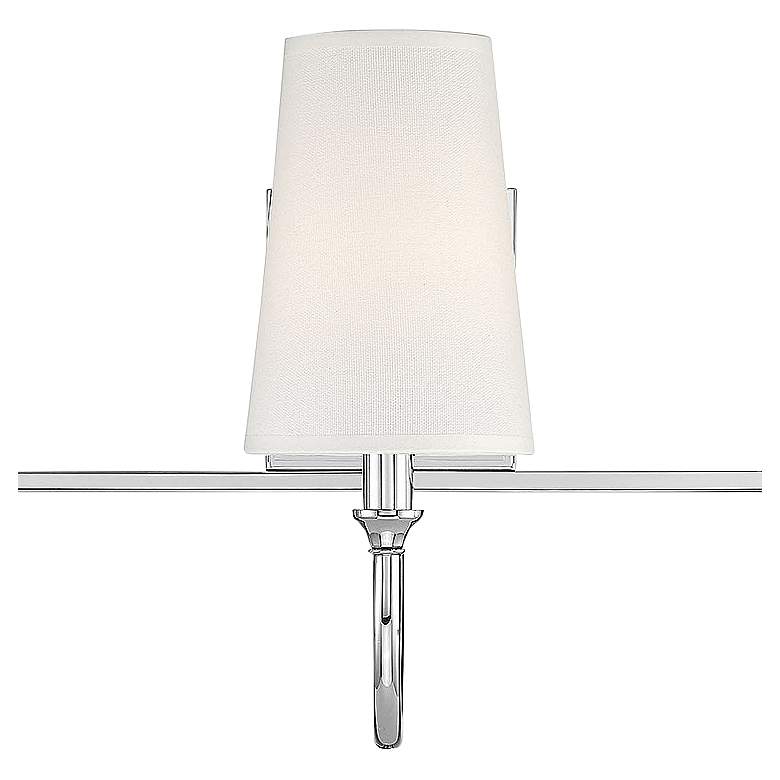 Image 2 Cameron 24 inch Wide Polished Nickel Metal 3-Light Bath Light more views