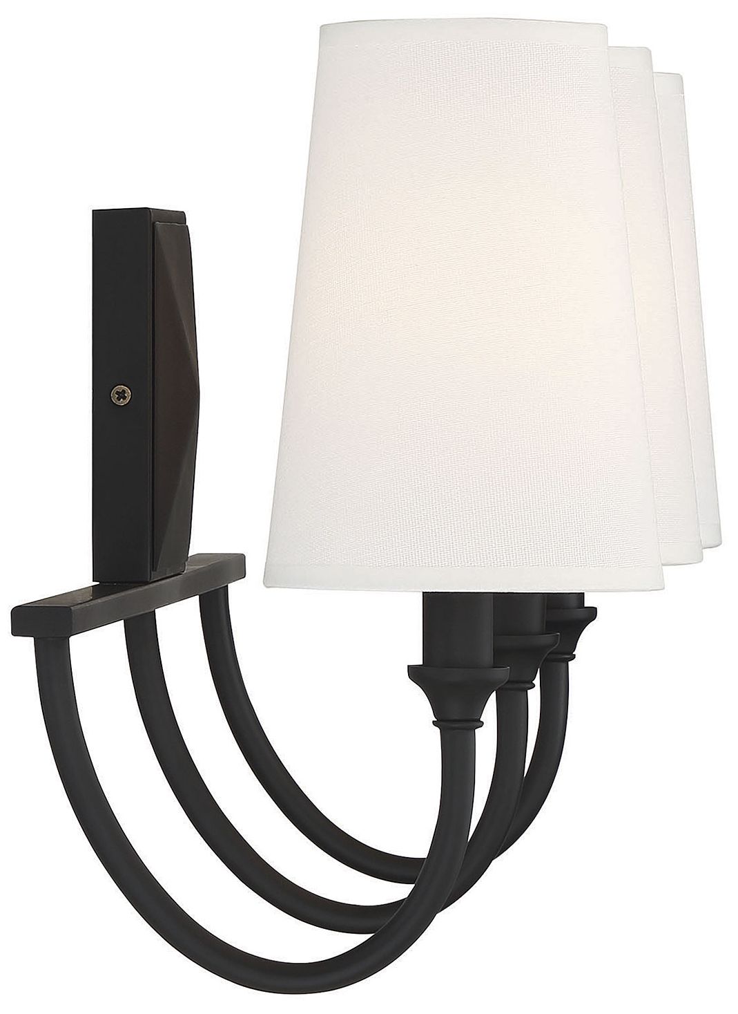 Image 5 Cameron 3-Light Bathroom Vanity Light in Matte Black more views