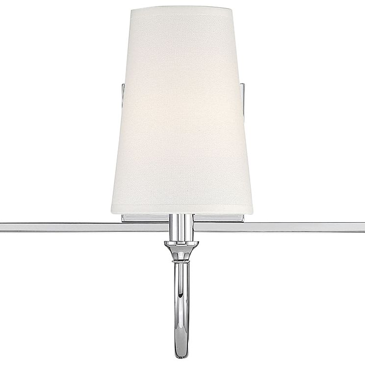 Image 2 Cameron 3-Light Bathroom Vanity Light in Polished Nickel more views