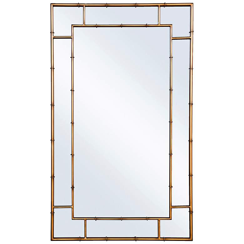 Image 2 Cameron Antique Gold 23 3/4" x 39 1/2" Wall Mirror