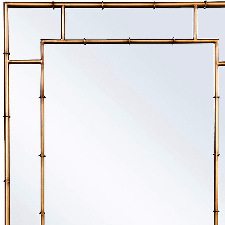 Image 3 Cameron Antique Gold 23 3/4" x 39 1/2" Wall Mirror more views