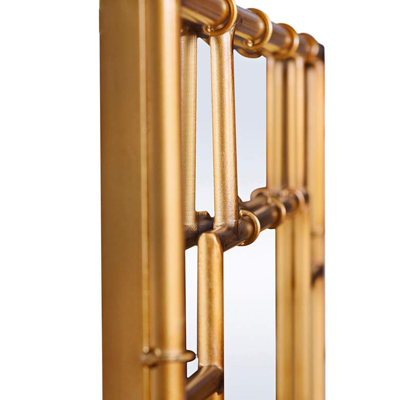 Image 5 Cameron Antique Gold 23 3/4" x 39 1/2" Wall Mirror more views