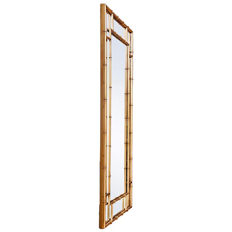 Image 6 Cameron Antique Gold 23 3/4" x 39 1/2" Wall Mirror more views