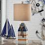 Thumbnail1 of Cameron Malta Cream Table Lamp with White Shade
