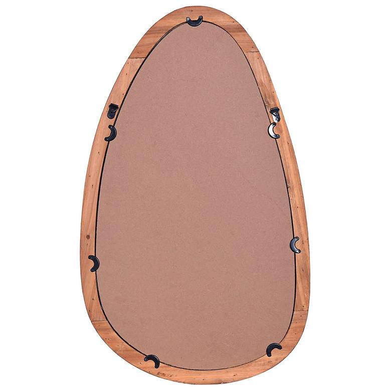 Image 7 Cameron Natural Fir Wood 18 1/4" x 30" Organic Wall Mirror more views