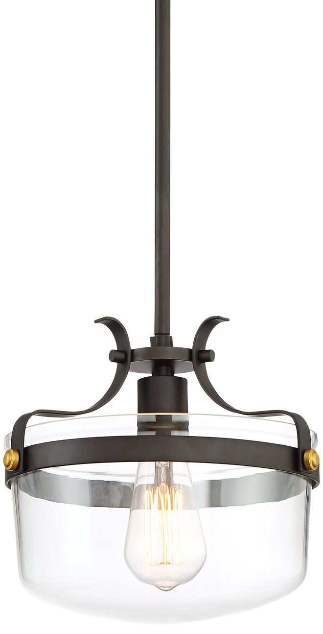 Cami 10 1/4" Wide Bronze Mini Pendant Light