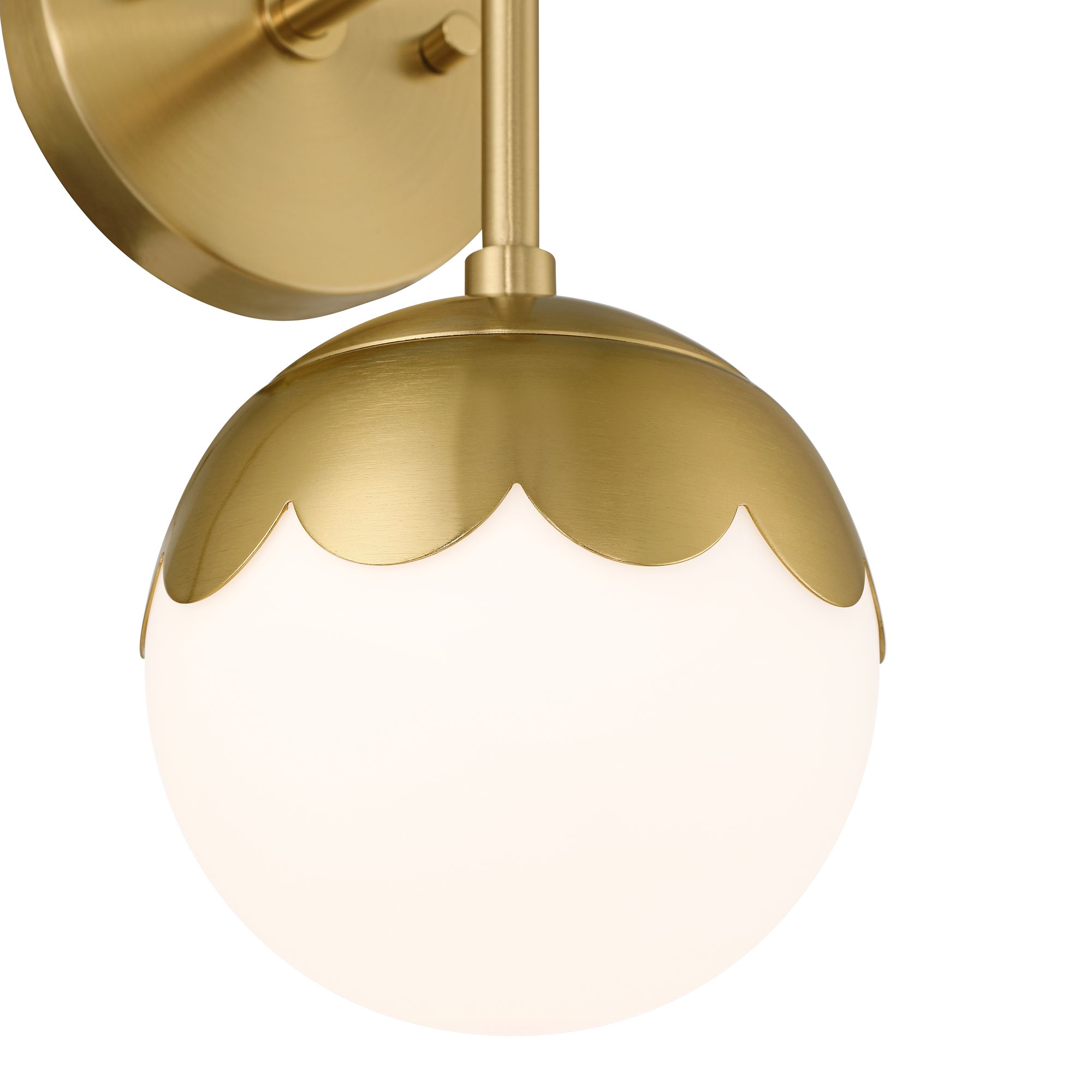 Image 3 Camila 11" High Antique Brass Modern Wall Sconce more views