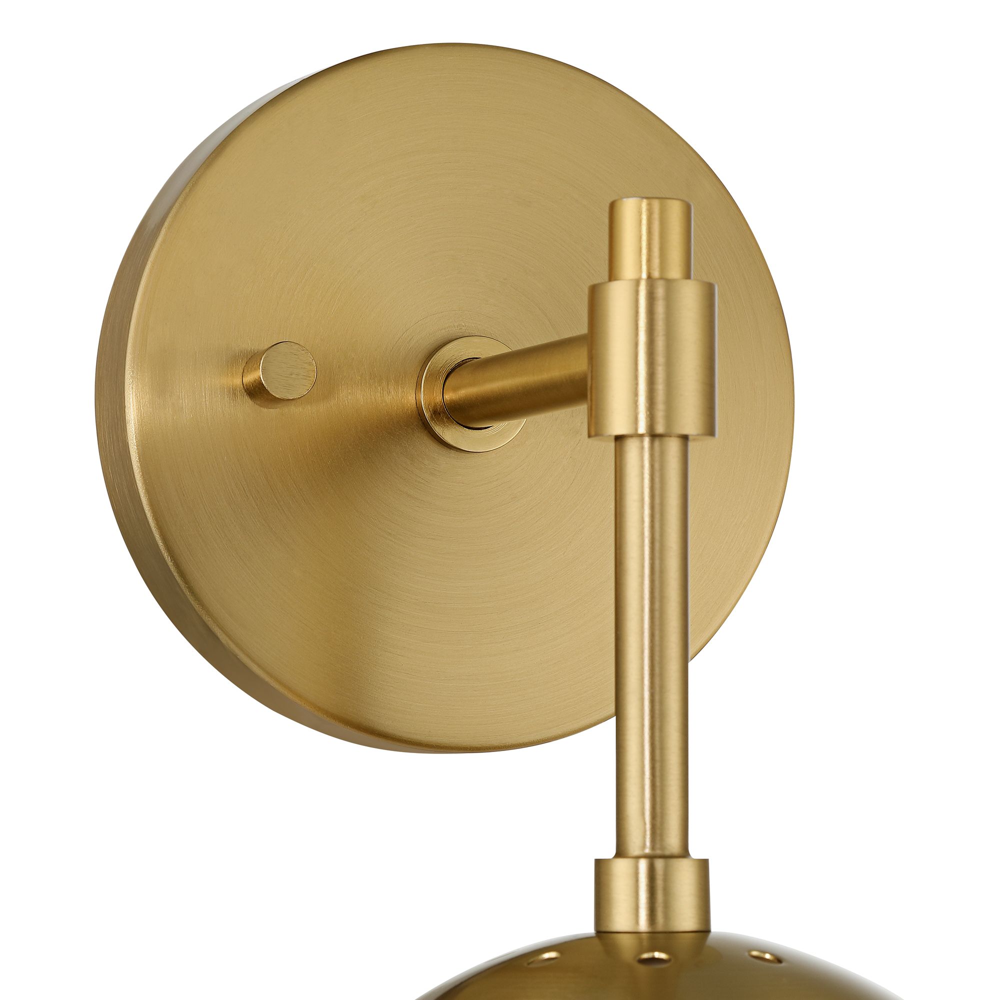 Image 4 Camila 11" High Antique Brass Modern Wall Sconce more views
