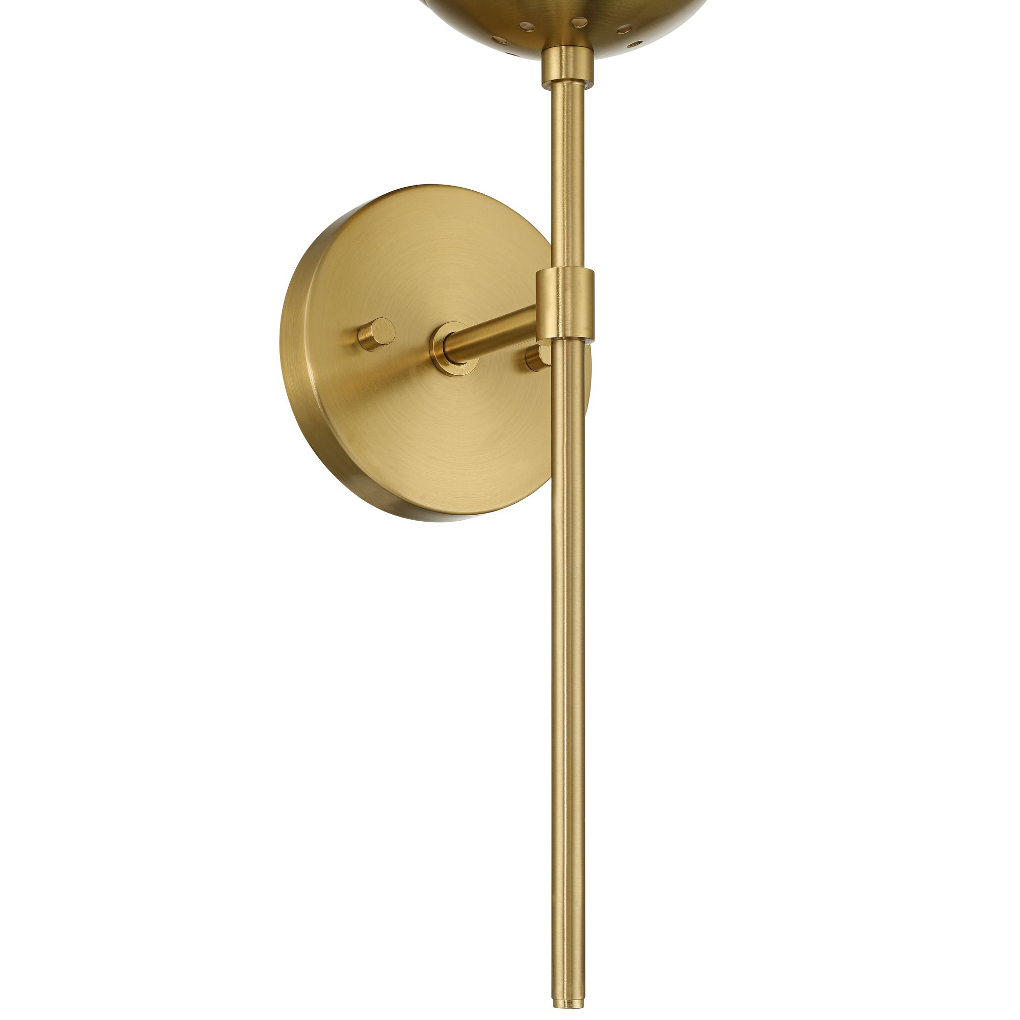 Image 5 Camila 11" High Antique Brass Modern Wall Sconce more views