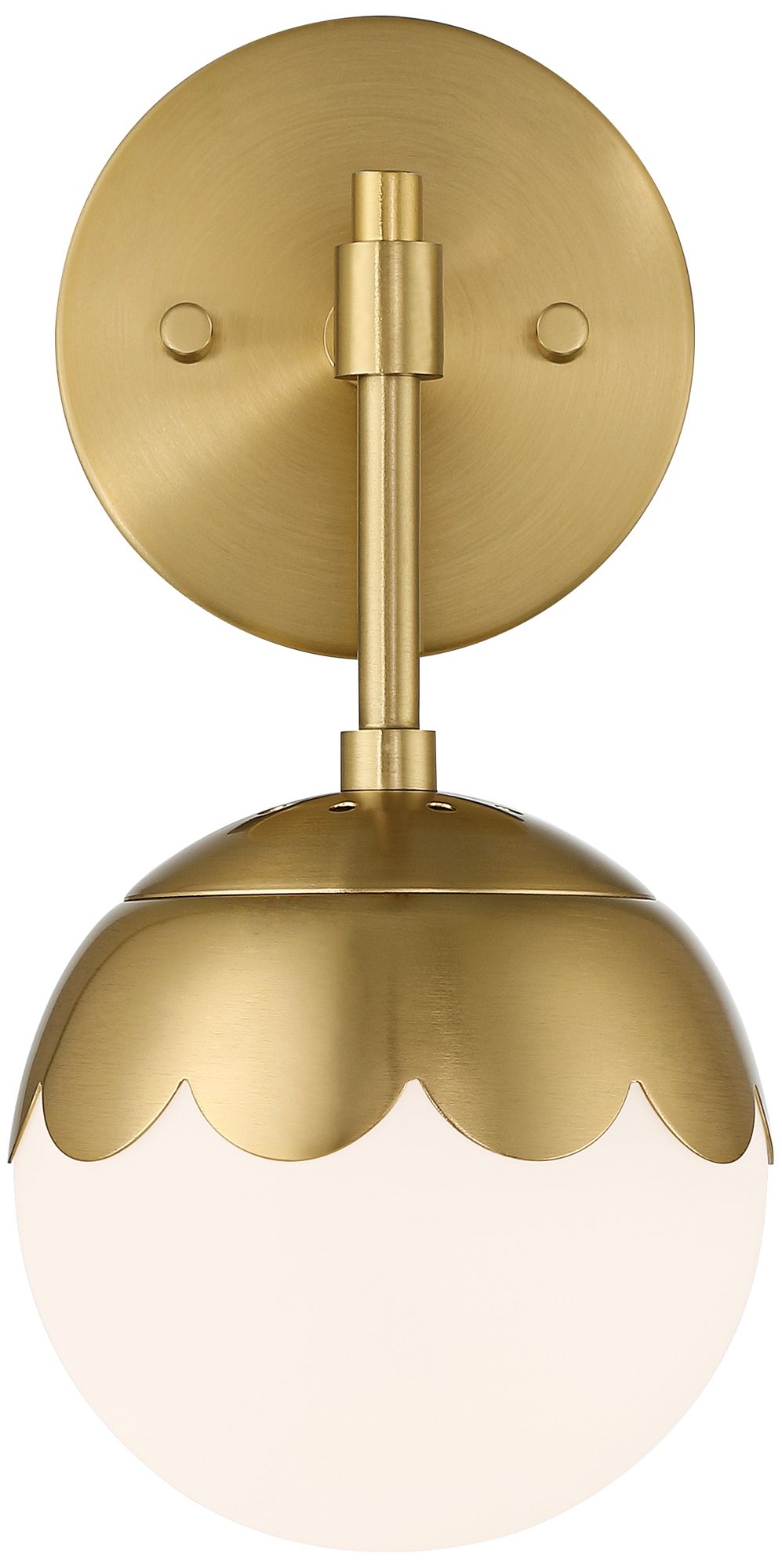 Image 6 Camila 11" High Antique Brass Modern Wall Sconce more views