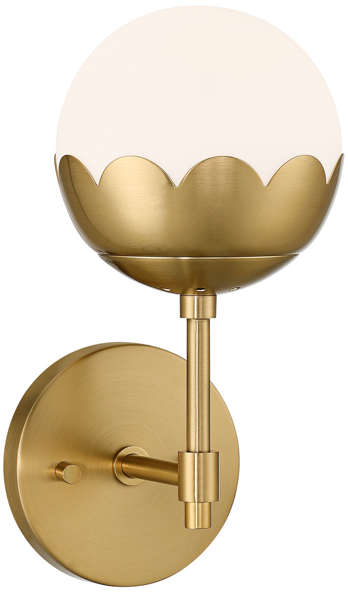 Image 7 Camila 11" High Antique Brass Modern Wall Sconce more views