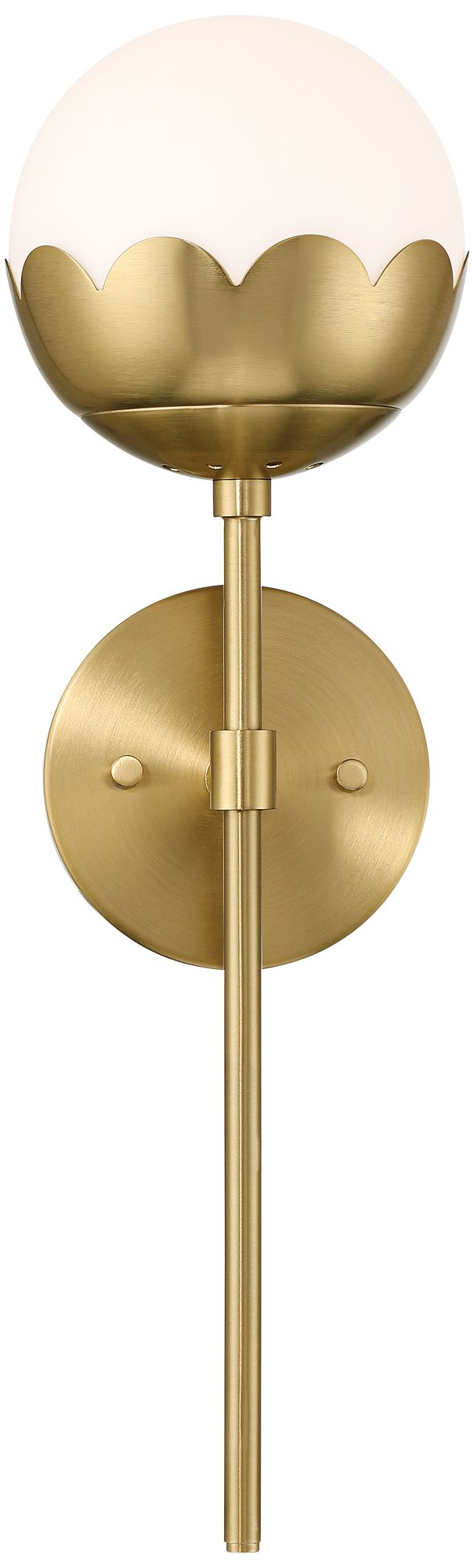 Camila 11" High Antique Brass Modern Wall Sconce