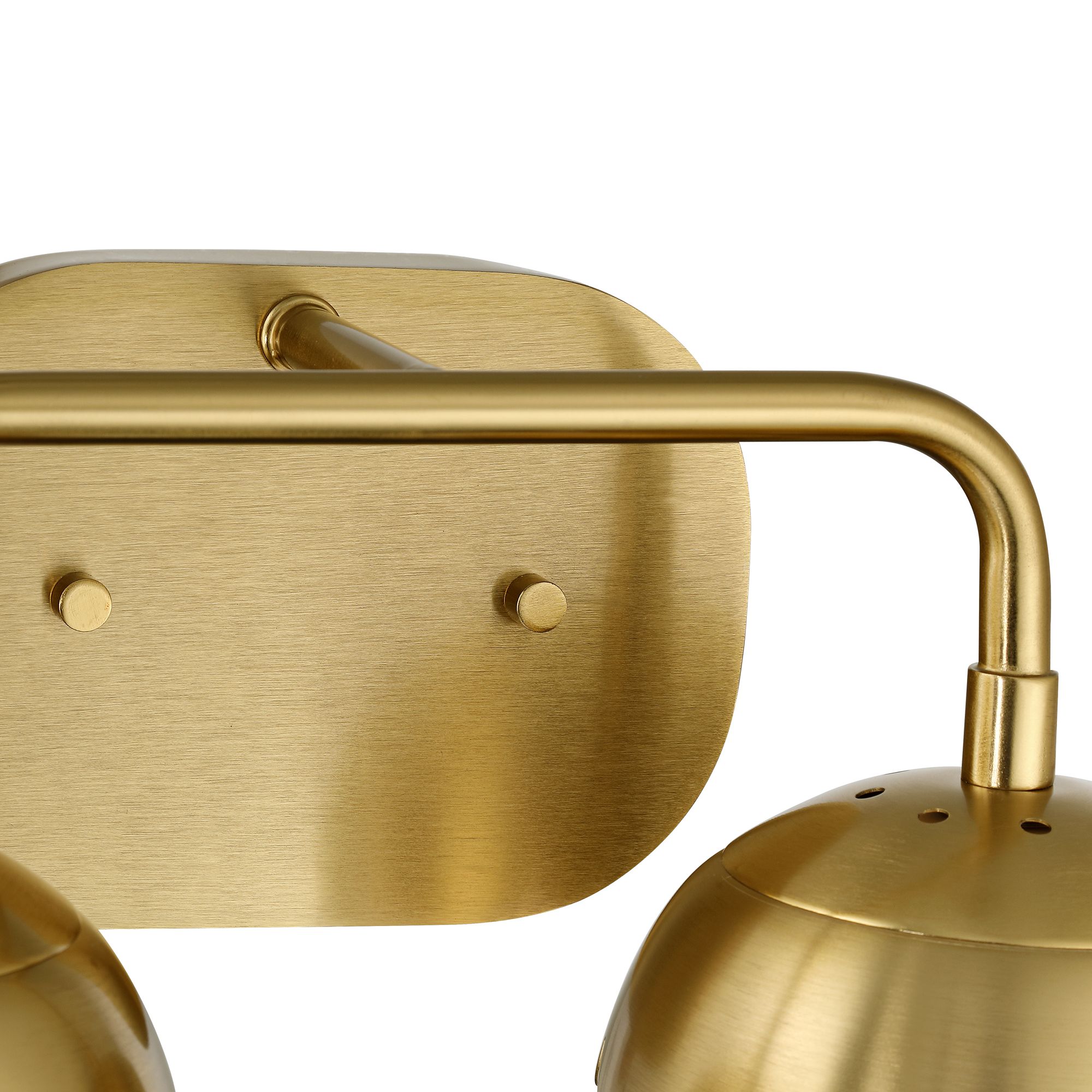 Image 3 Camila 14" Wide Antique Brass 2-Light Modern Bath Light more views
