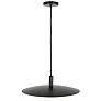5_Camila 18" Wide Black and Brushed Brass LED Pendant Light more views