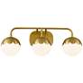 7_Camila 22 1/2" Wide Antique Brass 3-Light Bath Light more views