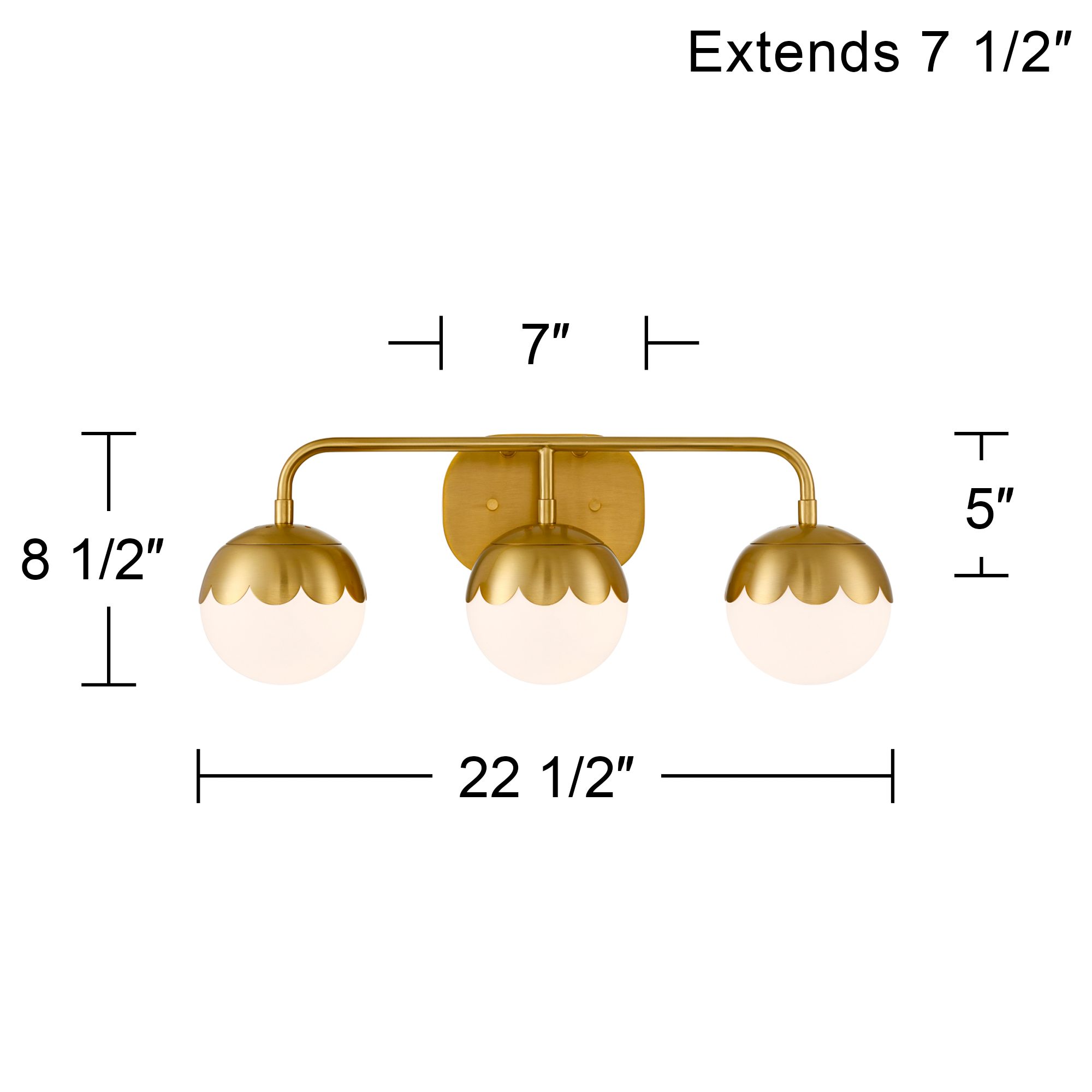 Watch A Video About the Camila Antique Brass 3 Light Bath Light
