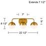Watch A Video About the Camila Antique Brass 3 Light Bath Light