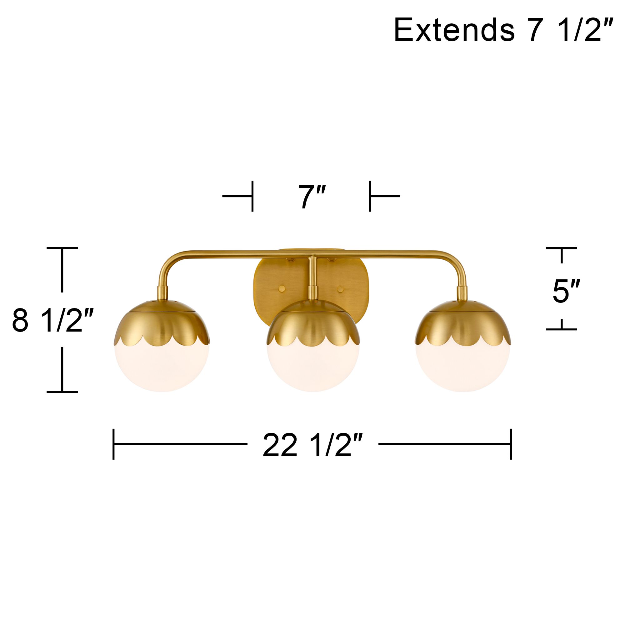 Watch A Video About the Camila Antique Brass 3 Light Bath Light