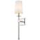 Camila 26" High Polished Nickel Wall Sconce