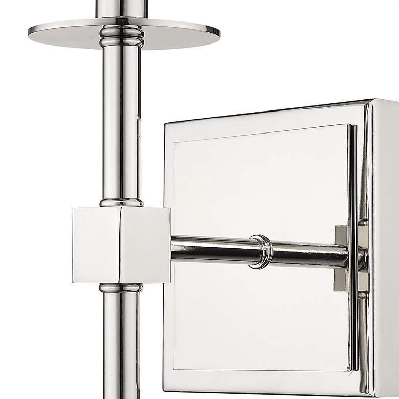 Image 3 Camila 26" High Polished Nickel Wall Sconce more views