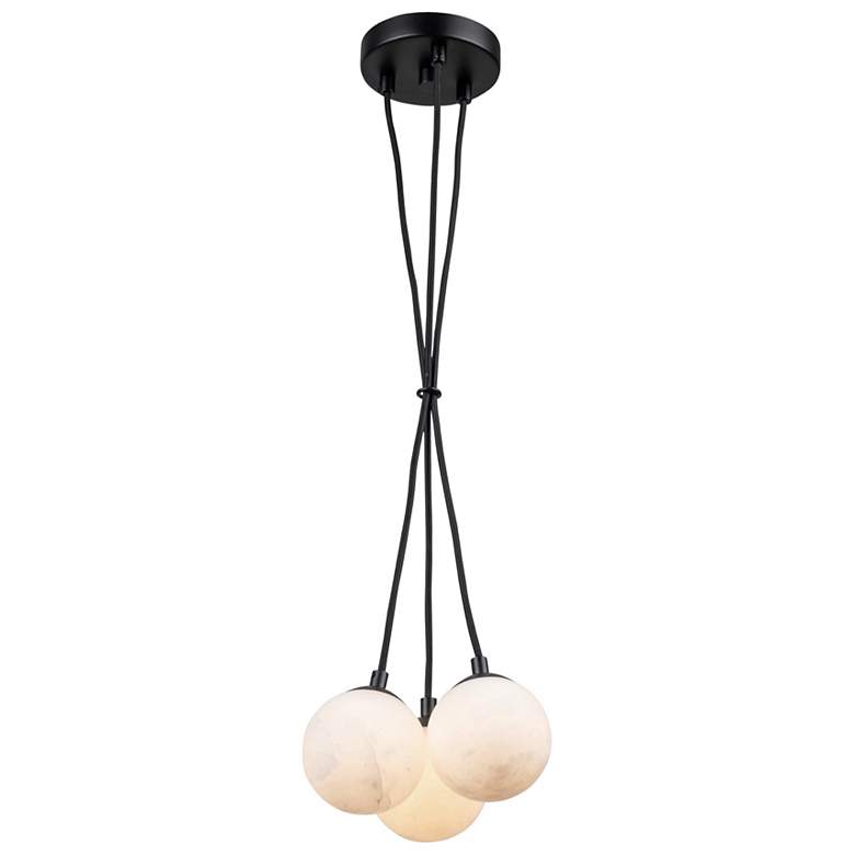 Image 1 Camila 39.5" Wide 3.Light Black Pendant