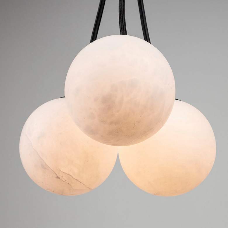 Image 7 Camila 39.5" Wide 3.Light Black Pendant more views