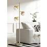 Thumbnail2 of Camila 67" Antique Brass Globe 3-Light Tree Floor Lamp