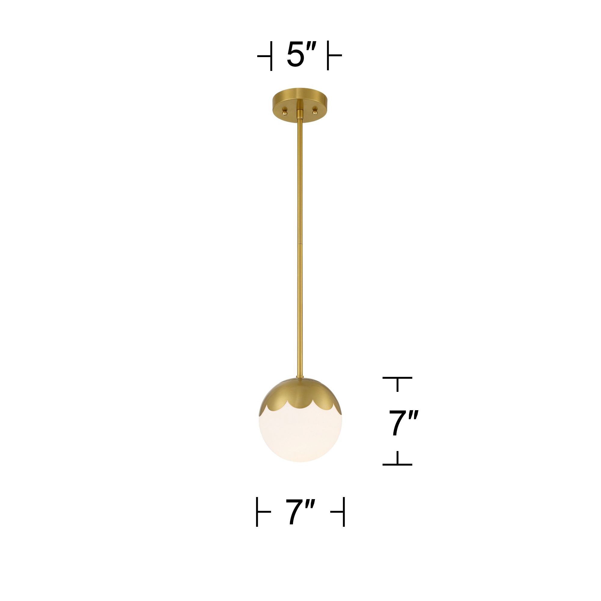 Watch A Video About the Camila Antique Brass Globe Mini Pendant