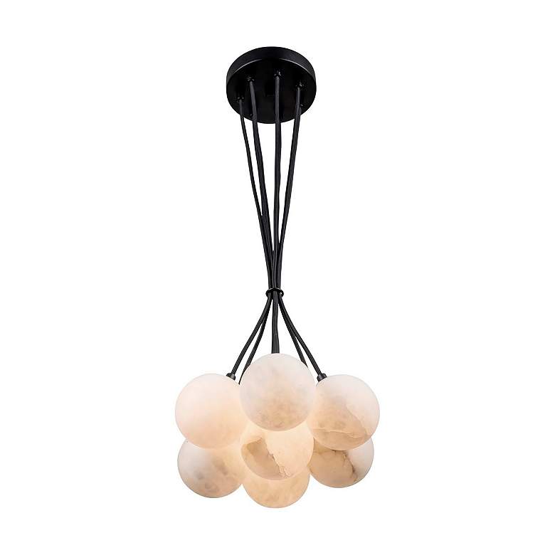 Image 2 Camila 9" Wide 7.Light Black Pendant more views